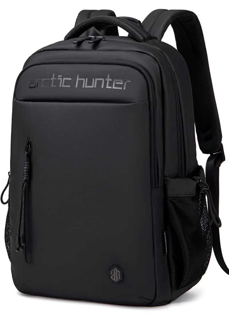 ARCTIC HUNTER Laptop Backpack for Men 21L fit 15.6 Inch Laptop Travel Backpack with 10.9-inch Tablet Compartment Anti-theft Zipper Pocket Water Resistant Office Backpack B00534 Black