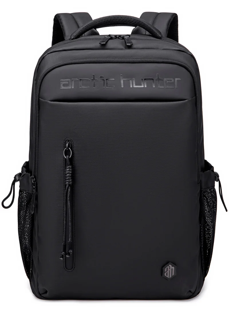 ARCTIC HUNTER Laptop Backpack for Men 21L fit 15.6 Inch Laptop Travel Backpack with 10.9-inch Tablet Compartment Anti-theft Zipper Pocket Water Resistant Office Backpack B00534 Black