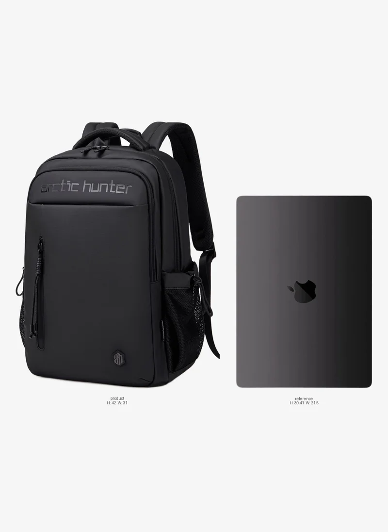 Arctic Hunter Travel Backpack for Men 21 L Durable Premium Water-resistant Shoulder Laptop Daypack for Office Business Travel College School, B00534, Black