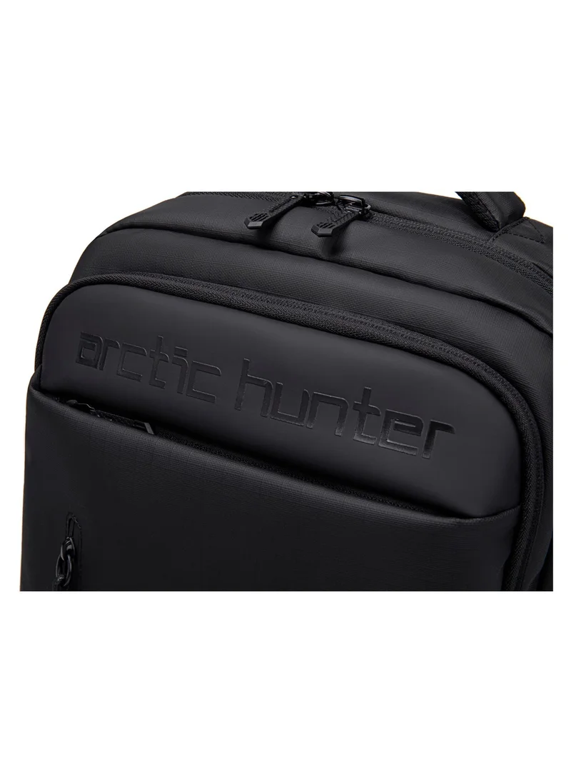 Arctic Hunter Black Travel Backpack for Men 21 L Durable Premium Water-resistant Shoulder Laptop Daypack for Office Business Travel College School, B00534, Black  | Best Price UAE