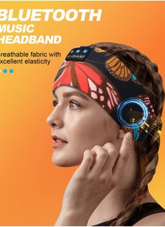 LC-dolida Sleep Mask with Bluetooth Headphones, Sleep Headphones Bluetooth Headband for Sleeping Sports Sleep Mask for Side Sleeper, Best Gift and Travel Essentials  - Image 3