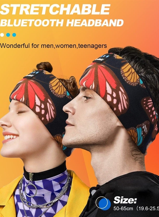 LC-dolida Sleep Mask with Bluetooth Headphones, Sleep Headphones Bluetooth Headband for Sleeping Sports Sleep Mask for Side Sleeper, Best Gift and Travel Essentials - Image 2