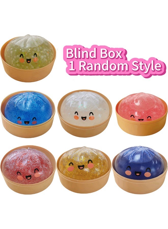 Surprise Blind Box – Mini Cute Glitter Round Bun Toy – Random Colour – 1 piece (1-piece pack) - Image 1