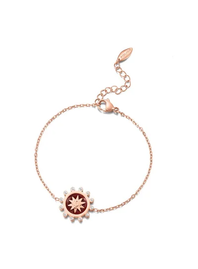 بوليس Stellar Gold Plated Ladies Bracelet With Crystals 170+35MMPEJLB0003802