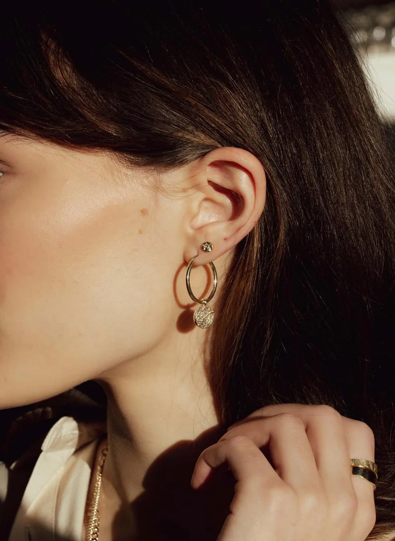 Tutti & Co Island Earrings Gold