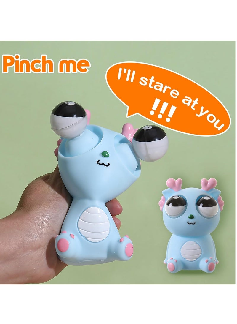 general Squeeze Stress Relief Toy Eye Funny Eyeball Burst Toys Pop Out Eyes Toy for Birthday Gifts,Party Favors,Ideal Gift for All Occasions(Blue) - Image 2