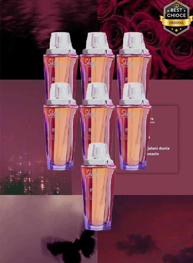بي إن بارفوم 7 قطع عطر شايني للنساء 100 مل - Image 1