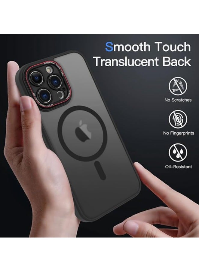 General Magnetic phone case compatible with iPhone 16ProMax/16Pro/16Plus/16, matte translucent back case [Military Grade Drop Protection] [MagSafe compatible] shockproof skin feel all-inclusive phone case  - Image 2