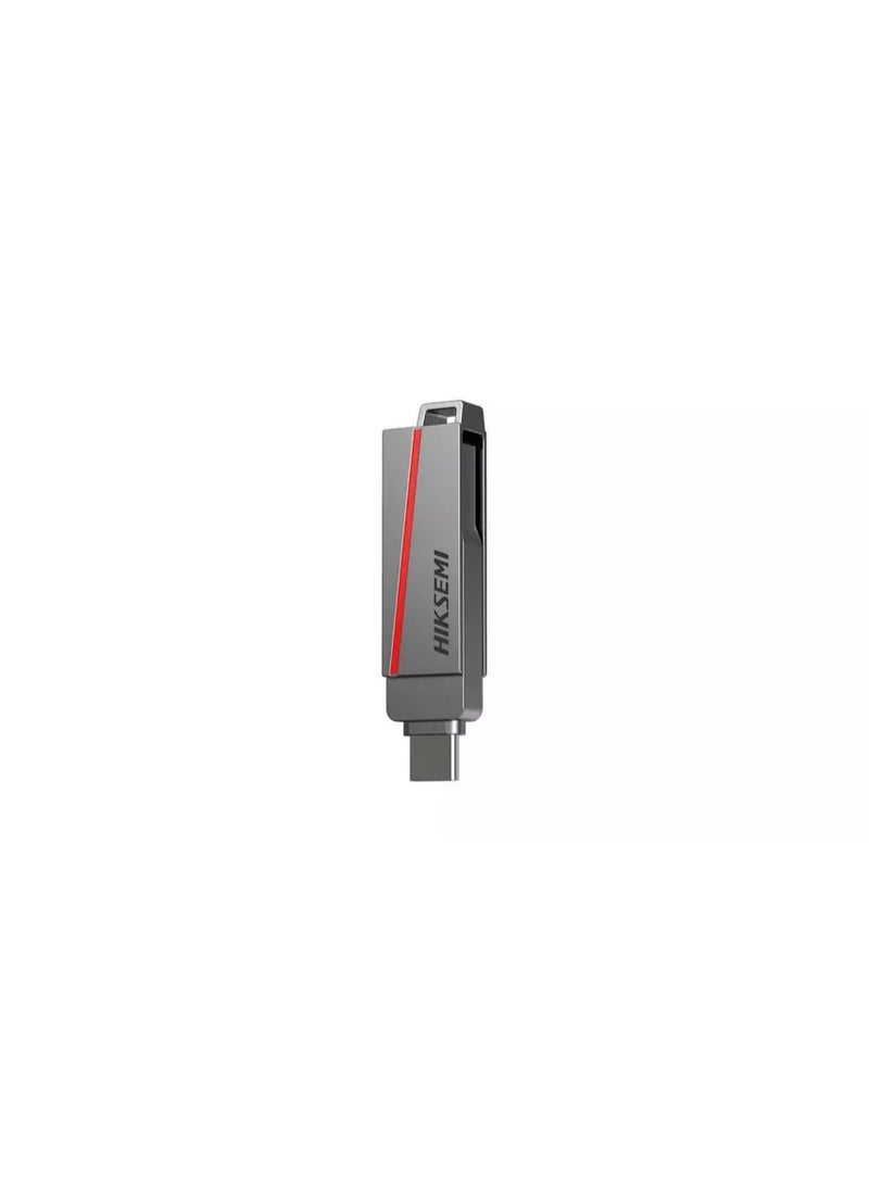 HIKSEMI 256GB DUAL SLIM Mini Size TypeC USB 32 Gray - Image 4