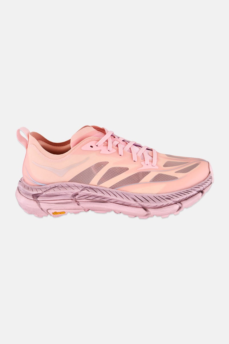 Hoka Men Mafate Speed 4 Lite Lace Up Running Shoes, Pink - Image 3