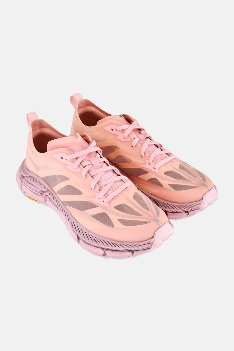 Hoka Men Mafate Speed 4 Lite Lace Up Running Shoes, Pink - Image 4