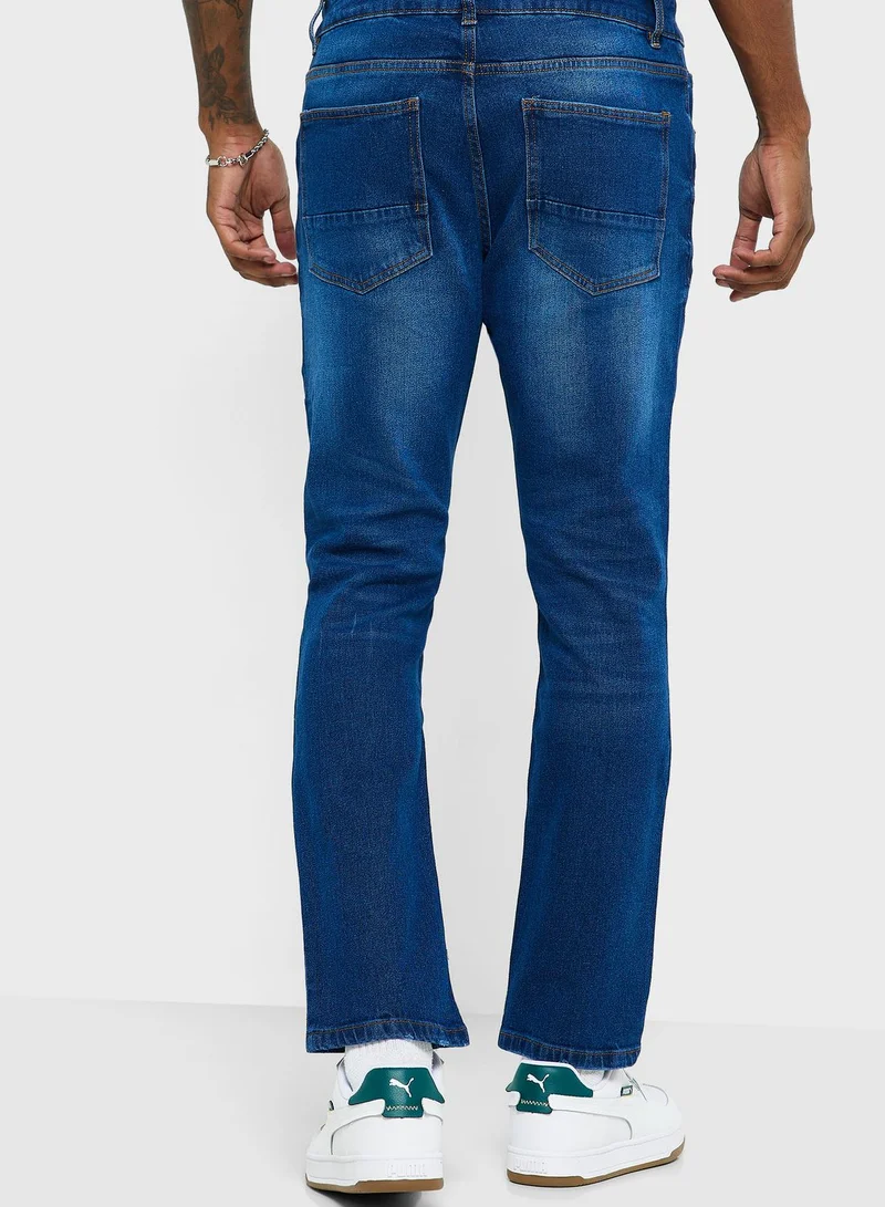 Seventy Five Slim Fit Washed Jeans