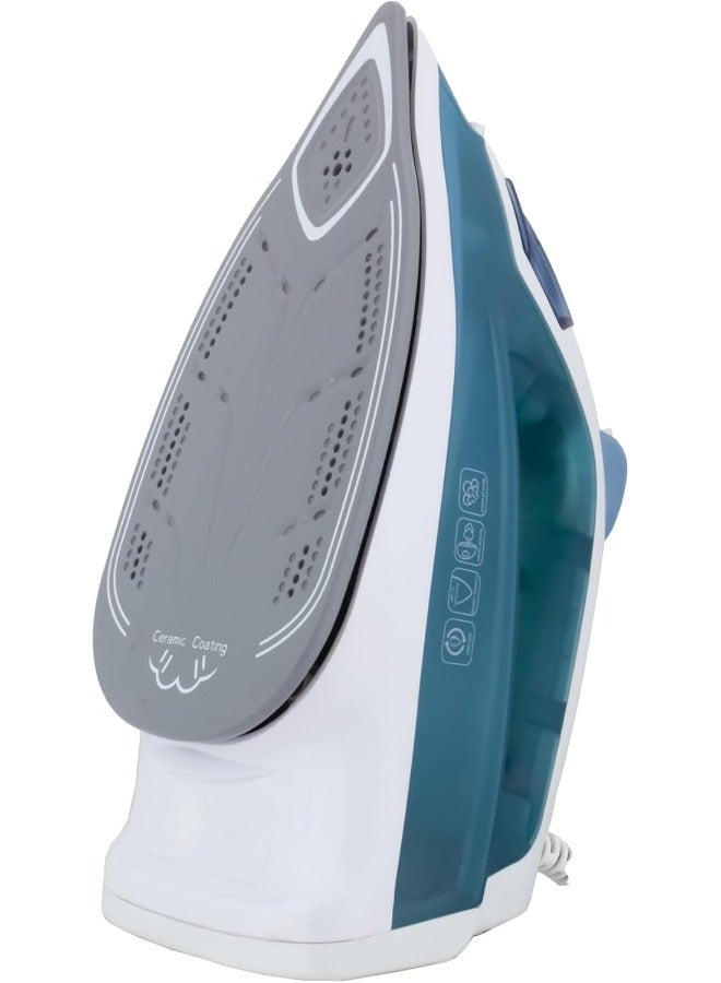 Penguin Steam Iron 2000 W with Ceramic Soleplate Baby Blue PI-2000 - Image 3