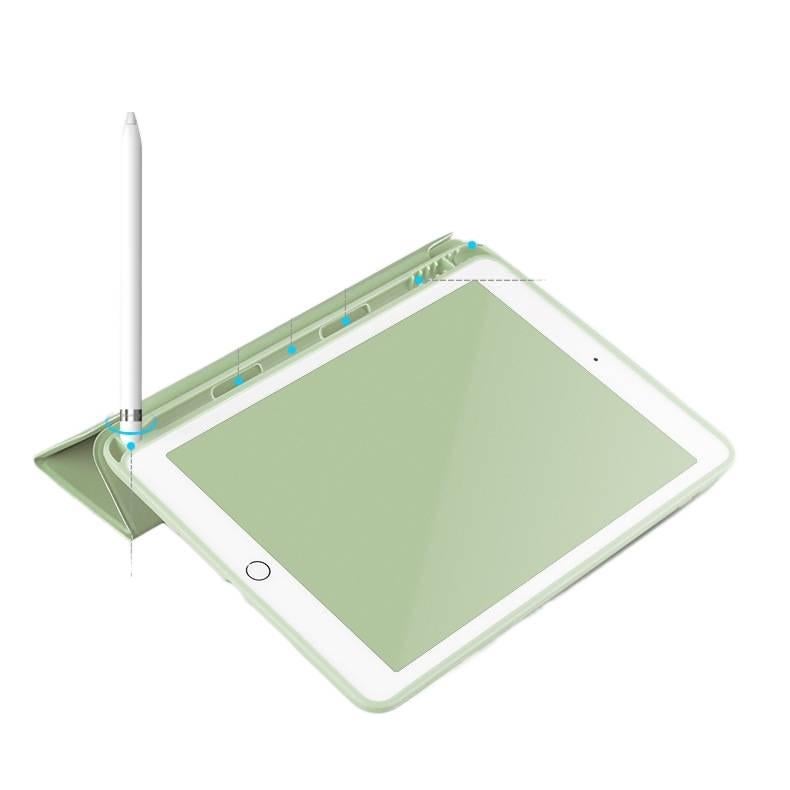 DGG حافظة آيباد مقاومة للصدمات متوافقة مع iPad Pro 11 / iPad 9.7 مع حامل قلم باللون وردي مقاوم للصدمات باللون الوردي - Image 4
