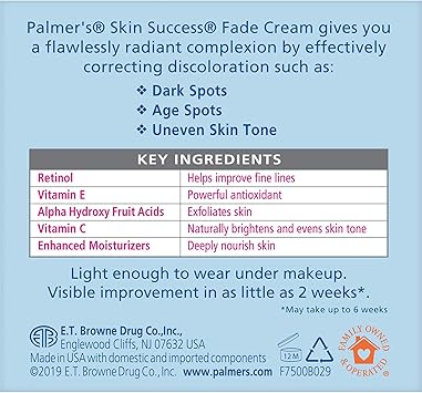 PALMER'S كريم سكين سكسس لتفتيح البقع الداكنة 27 أونصة - Image 2