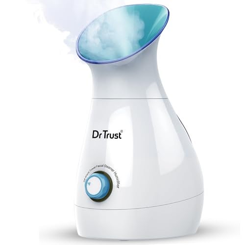 Dr Trust USA 3-in-1 Nano Ionic Facial Steamer Vaporizer Room Humidifier and Towel Warmer (White) - Image 1