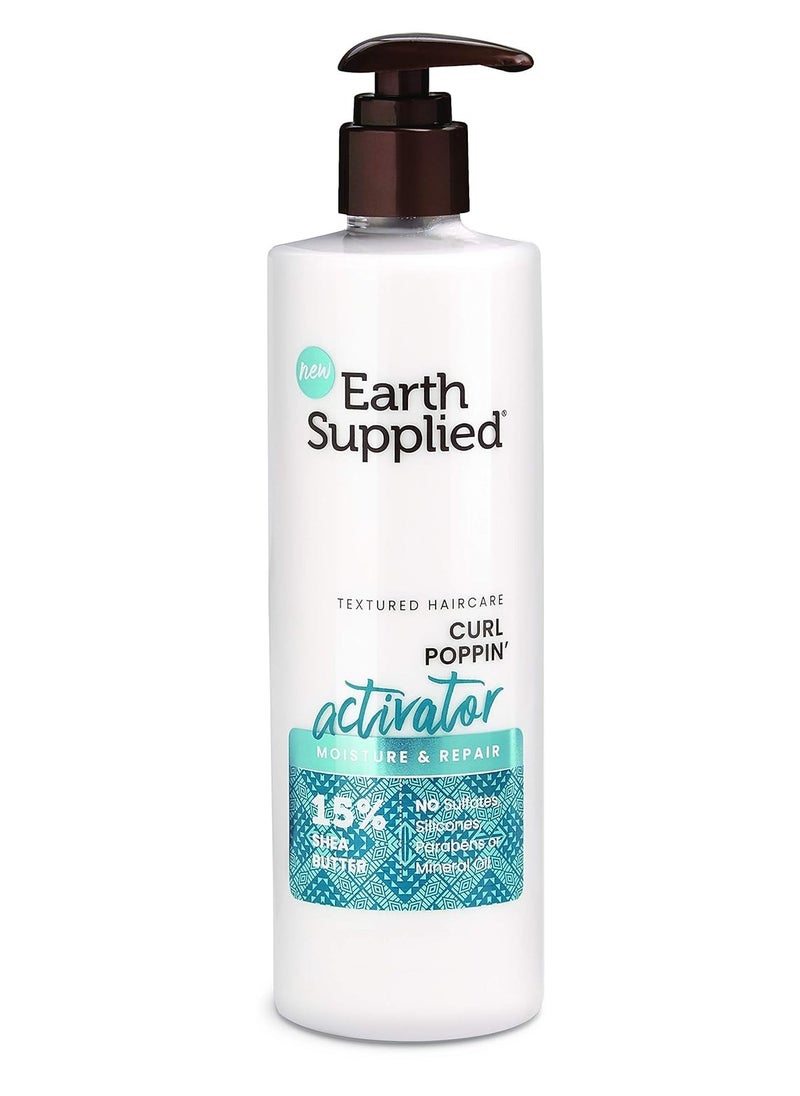 Earth Supplied - Curl Poppin' Activator with 15% Shea Butter - Image 1