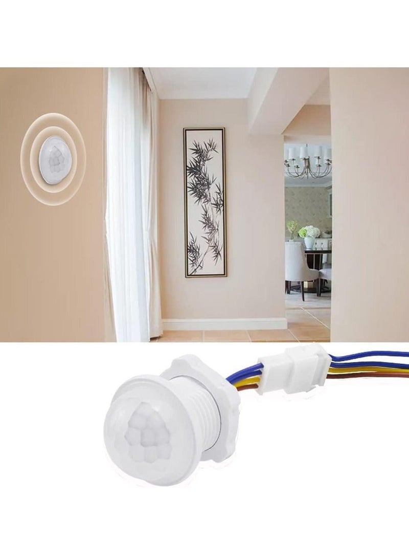 Captaintech 2 Packs Human Body Activated LED Sensors Home Smart Infrared Induction Detector Mini Wall Light Switch - Image 2