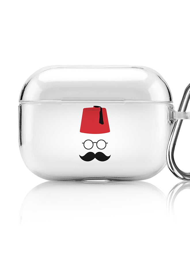 Stylizedd Classic Clear printed Case for Apple AirPods Pro 2nd Generation Thin Transparent Cover [Designed for Apple AirPods Pro 2nd Generation] - Moussy Basha - Image 1