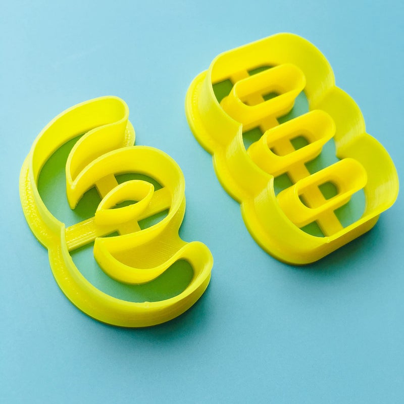 CHENRUI CHENRUI Set of 2 Hoop Polymer Clay Cutter  Curved Line Earring Clay Cutter - Image 3