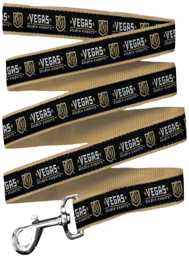 Pets First NHL LAS Vegas Golden Knights Leash for Dogs & Cats, Large. - Walk Cute & Stylish! The Ultimate Hockey Fan Leash!, 6 ft Long x 1 in Width, LVK-3031-LG - Image 1
