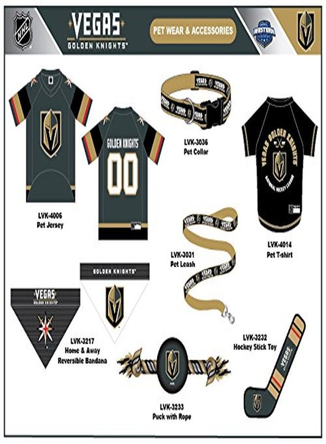 Pets First NHL LAS Vegas Golden Knights Leash for Dogs & Cats, Large. - Walk Cute & Stylish! The Ultimate Hockey Fan Leash!, 6 ft Long x 1 in Width, LVK-3031-LG - Image 3