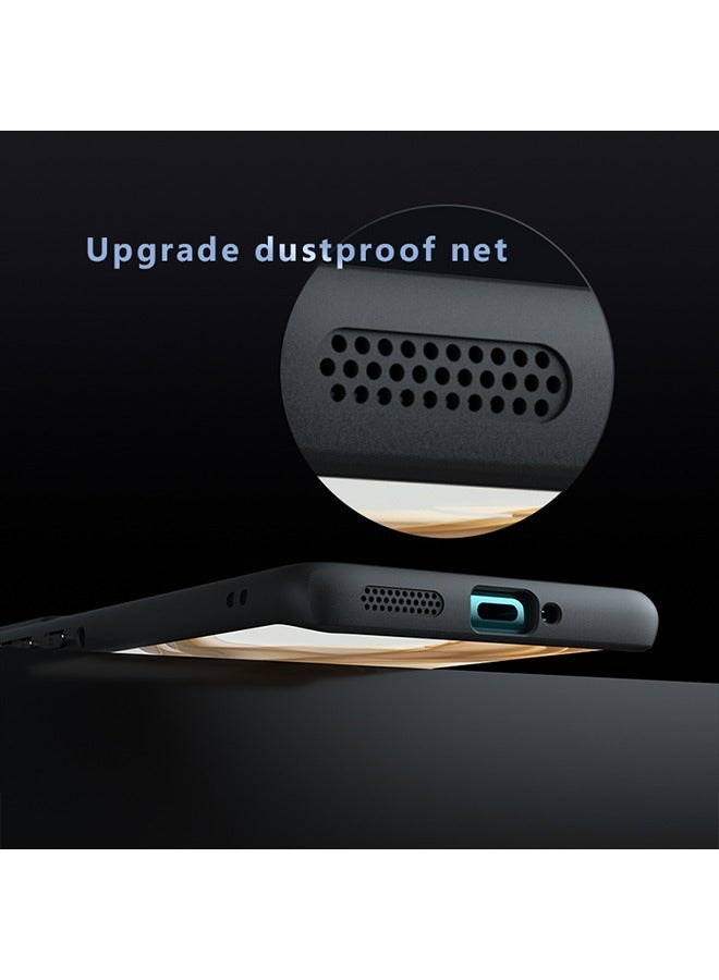 موتورولا حافة 50 5G حالة الهاتف المحمول ، ماتي شفافة حماية الخلفية رقيقة جدا حالة الهاتف المحمول ، ومكافحة بصمات الأصابع ، ومكافحة إسقاط حماية موتورولا حافة 50 5G حالة الهاتف المحمول ( أسود ) - Image 4