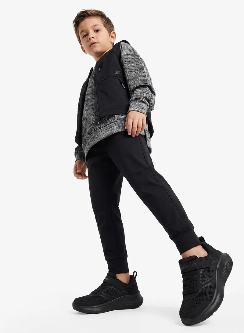 Skechers BLACK SYNTHETIC / TEXTILE / BLACK TRIM Kids Lite Pro for Men | Best Price UAE
