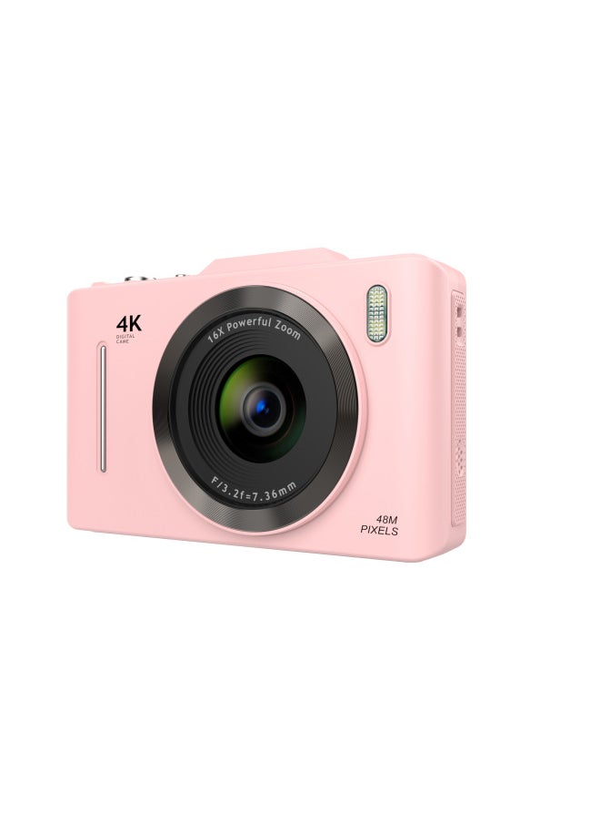 Generic HD Digital Camera Ccd Student Camera 4K Retro Camera Photo Taking High Color Value Zoom Motion Camera-Body Color:128g Memory Card  - Image 4