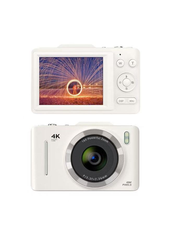 Generic HD Digital Camera Ccd Student Camera 4K Retro Camera Photo Taking High Color Value Zoom Motion Camera-Body Color:128g Memory Card  - Image 2