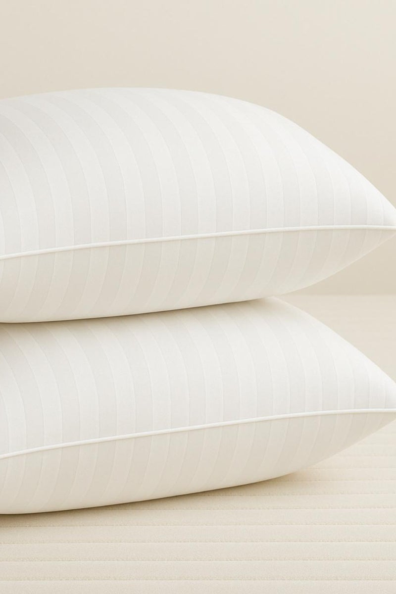 House One Strip Hotel Pillow Microfiber - White - 90x50 cm - Image 2