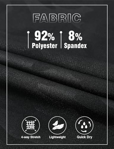 TBMPOY Men's Travel Hiking Pants Lightweight Athletic Pant Quick Dry Windbreaker Fishing Running Active Jogger Camo XL - Image 4