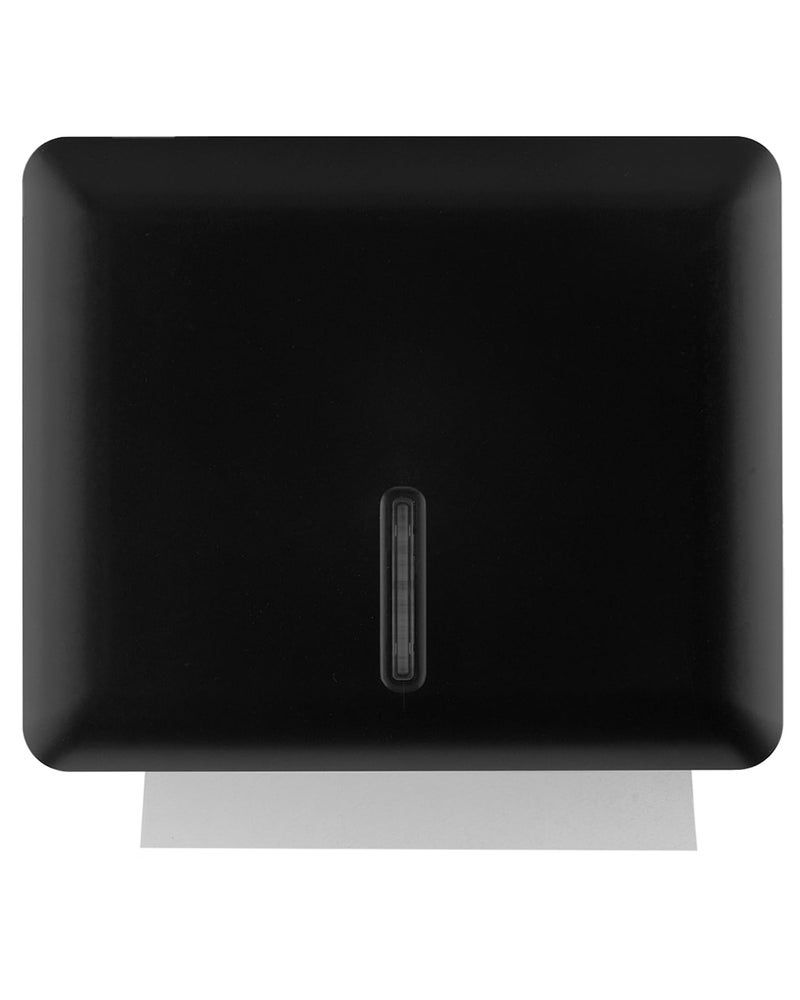 Multifold Paper Towel Dispenser Wall Mount Black Folded Hand Towel Dispenser for BathroomRestroom Holds up to 300 Towels Commercial Paper Towel Holder Trifold Paper Towels Dispenser by EnBath
