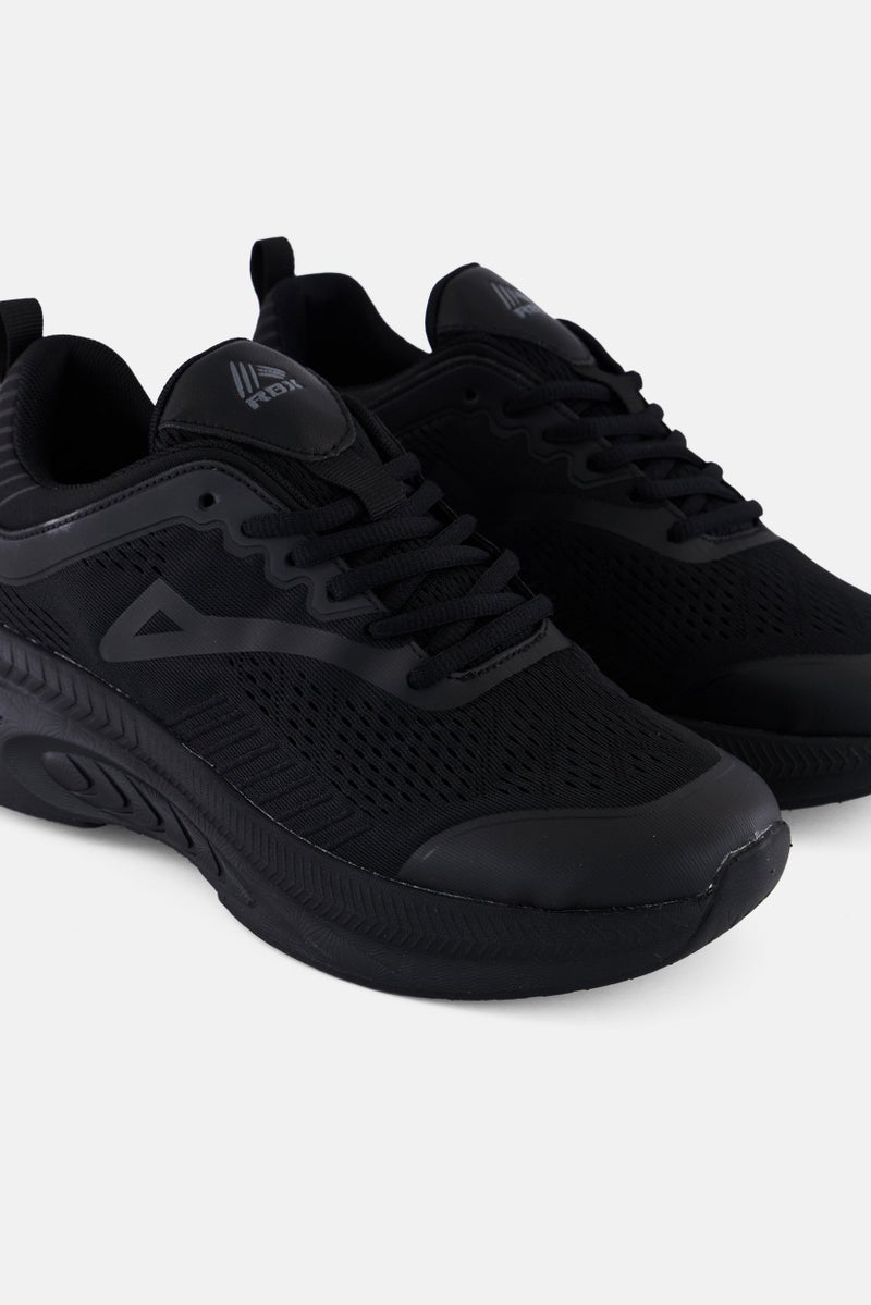 RBX Men Live Life Active Lace Up Running Shoes, Black  - Image 3