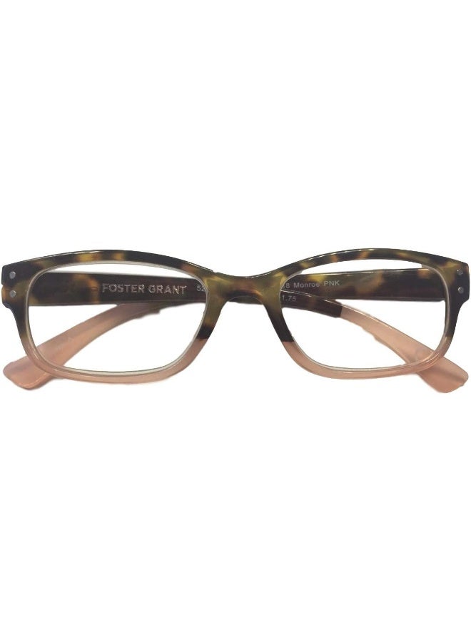 FOSTER GRANT Womens Reading Glasses Monroe PNK with case 175 - Image 3