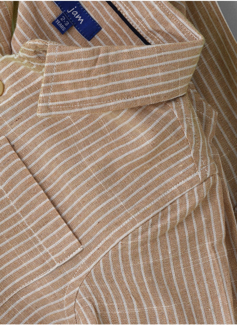 JAM Boys Woven Cotton Striped Shirt  - Image 4