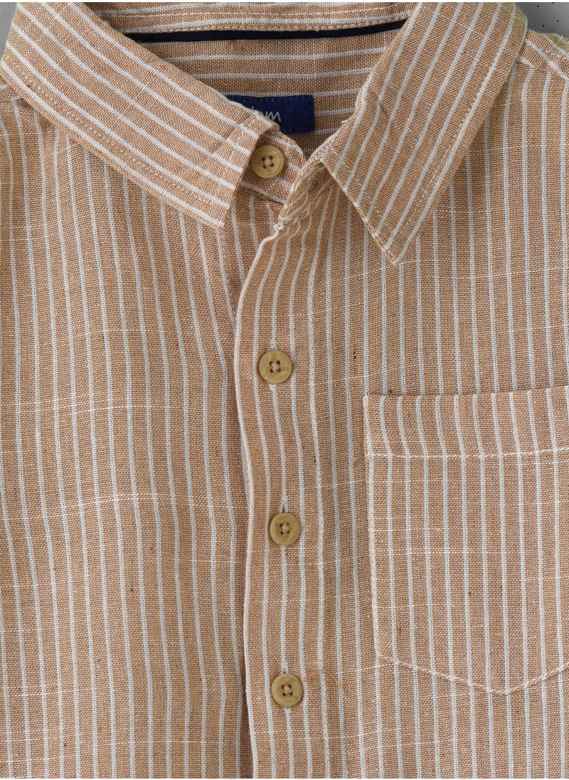 JAM Boys Woven Cotton Striped Shirt  - Image 3