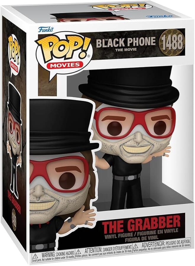 Funko POP! Movies: Black Phone - The Grabber - 1/6 Odds for Rare Chase Variant - Collectable Vinyl Figure - Gift Idea - Official Merchandise - for Kids & Adults - Horror Fans
