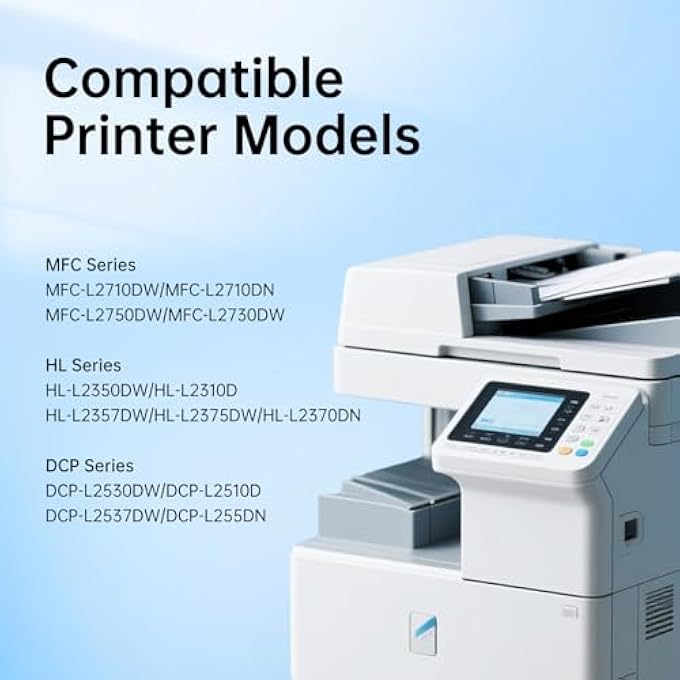JINTUM بديل حبر TN2420 المتوافق مع طابعة Brother TN2420 لطرازات MFC L2710DW و HL-L2350DW و MFC-L2710DN و DCP-L2530DW و HL-L2375DW و MFC-L2750DW و HL-L2310D و MFC-L2730DW و HL-L2370DN (أسود، عبوة 2) - Image 2