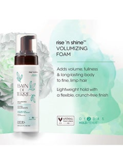 Bain de Terre Bain de Terre Rise N' Shine Volumizing Foam, Lightweight Medium Hold & Volume with Argan & Monoi Oils, Paraben-Free, Color-Safe, Vegan, 6.7 Fl Oz  - Image 2