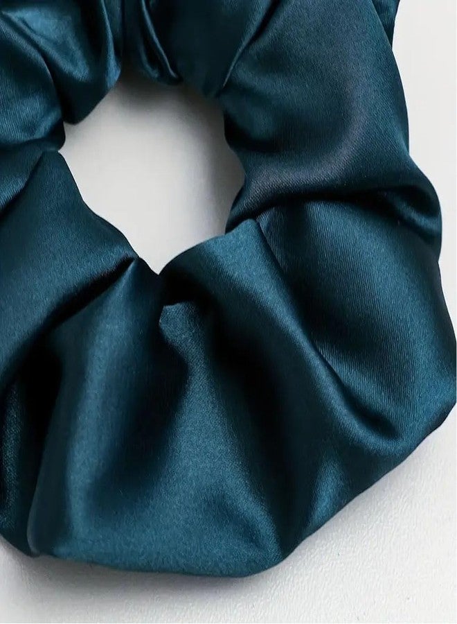 Ashkash 6-Piece Silky Satin Hair Tie Simple Style Elastic Ponytail Holder Scrunchies Set - Gentle Hair Accessories for Women - for All Hair Types - Image 2