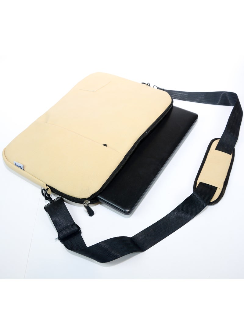 كومفي شنطة لحماية الابتوب و التابلت مضاده للماء و الصدمات - بيج - Image 2