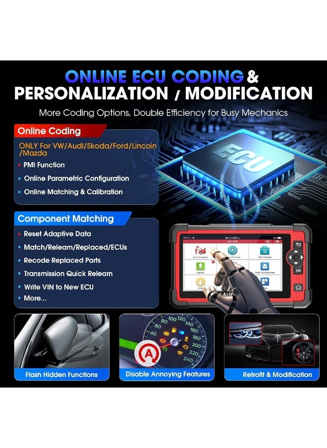 LAUNCH X431 CRP919E Elite OBD2 Scanner, 2024 Bidirectional Scan Tool