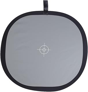 Andoer 24x24 inch Foldable Grey/White Balance Card 18% Grey Reference Reflector Grey Card with Carrying Bag - Image 1
