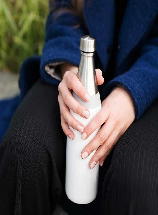 Aladdin Fresco Thermavac Stainless Steel Water Bottle 0.6L Snowflake White - Leakproof - Keeps Cold for + 10 Hours - BPA-Free - Dishwasher Safe - Reusable Thermos Flask with Durable Finish - Image 5