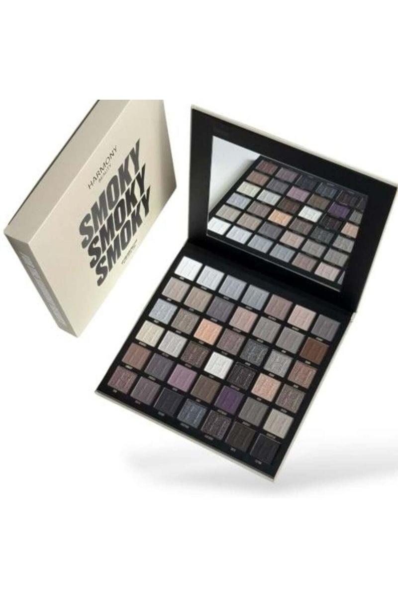Harmony Beauty Smoky Eyeshadow Palette, 42 Colors - Image 1