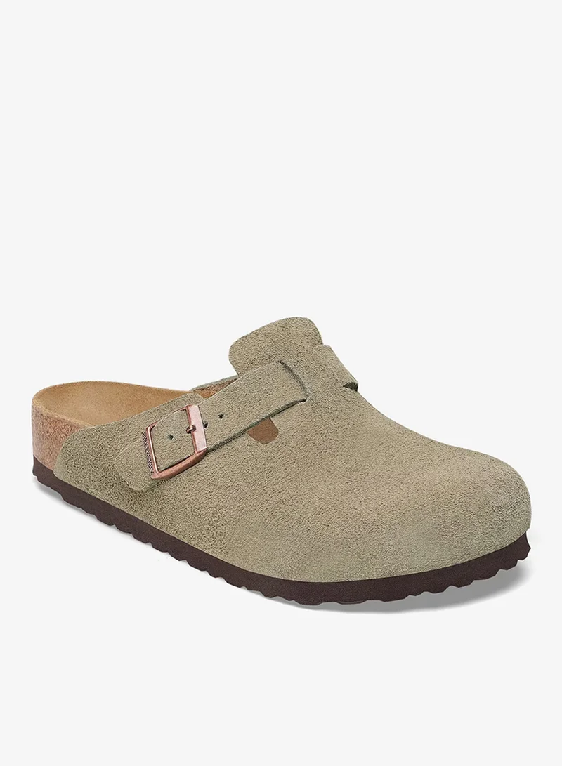 Birkenstock Boston Bs Suede Regular Fit Clogs