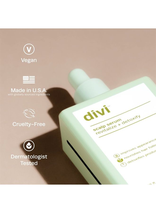 DiVi مصل فروة الرأس ديفي، لتنشيط فروة الرأس وإزالة السموم منها، يساعد في مكافحة تساقط الشعر، يغذي بصيلات الشعر، يزيل السموم المتراكمة من المنتجات (30 مل) - Image 3