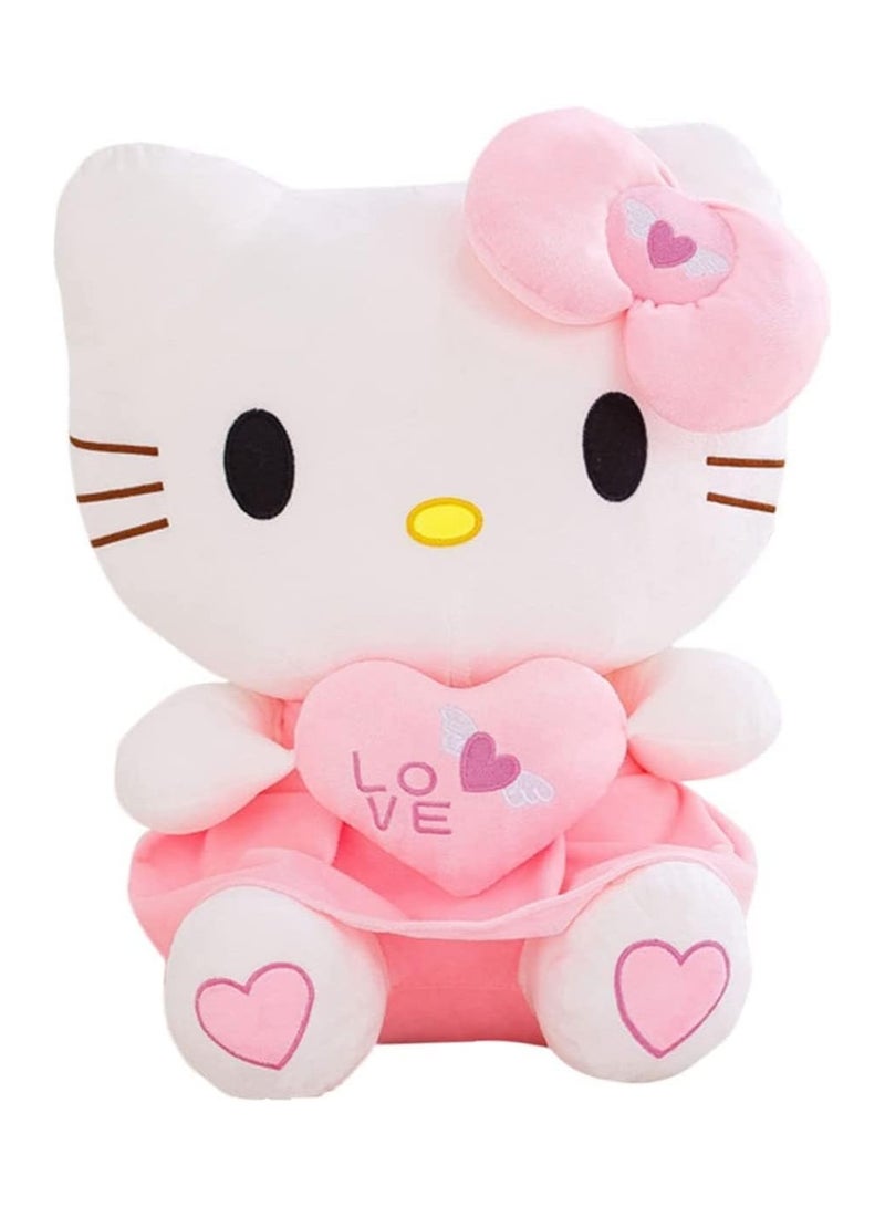 عام لعبة بلش هيلو كيتي، لعبة بلش لطيفة، هدية عيد ميلاد للبنات (وردي، 30 سم) - Image 1