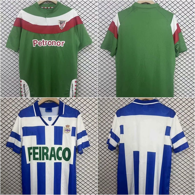 Classic Vintage Football Clothes Spain Malaga Valladolid Zaragoza Sunderland Edition Jersey - Image 5